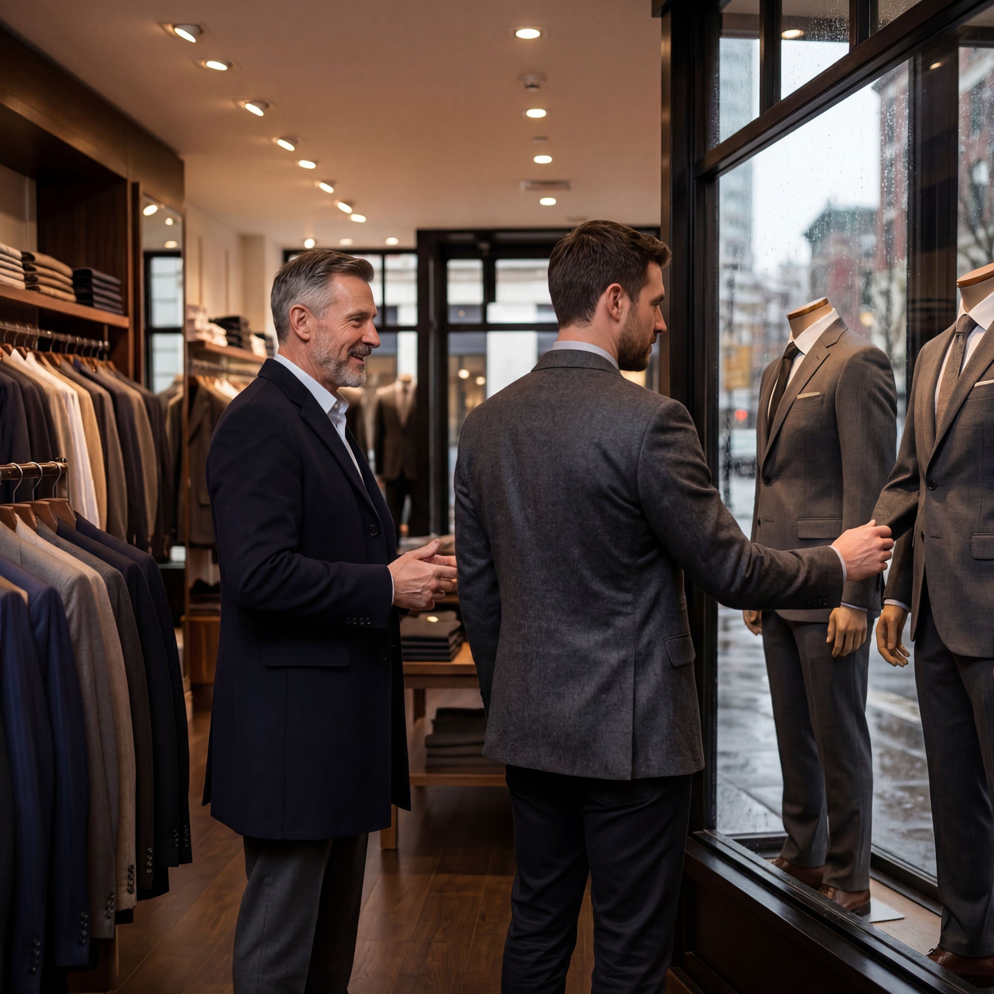 Cole Jackson menswear store interior