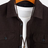 Teddy Lined Long Sleeve Corduroy Shirt