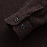 Teddy Lined Long Sleeve Corduroy Shirt