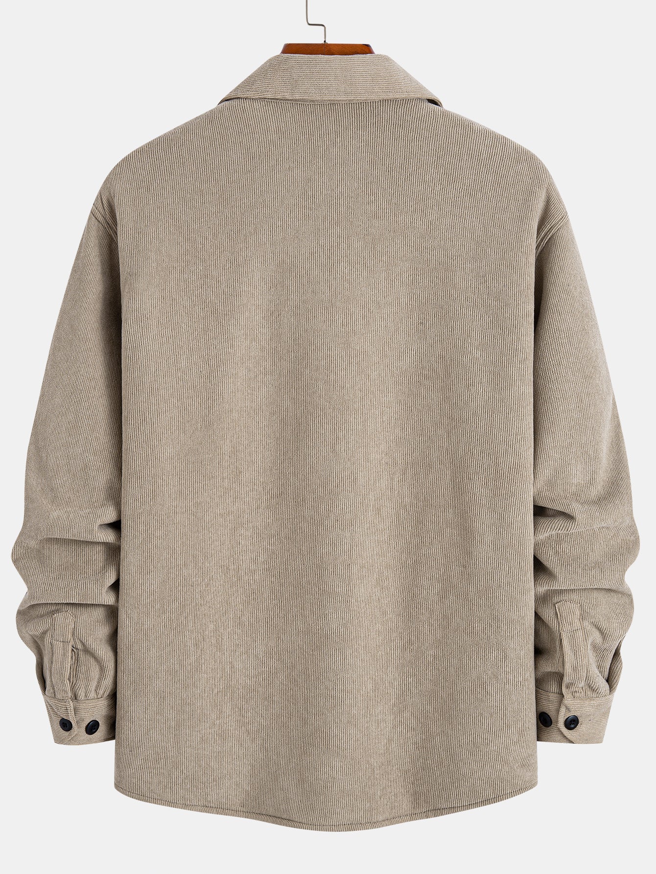 Teddy Lined Long Sleeve Corduroy Shirt