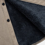 Teddy Lined Long Sleeve Corduroy Shirt