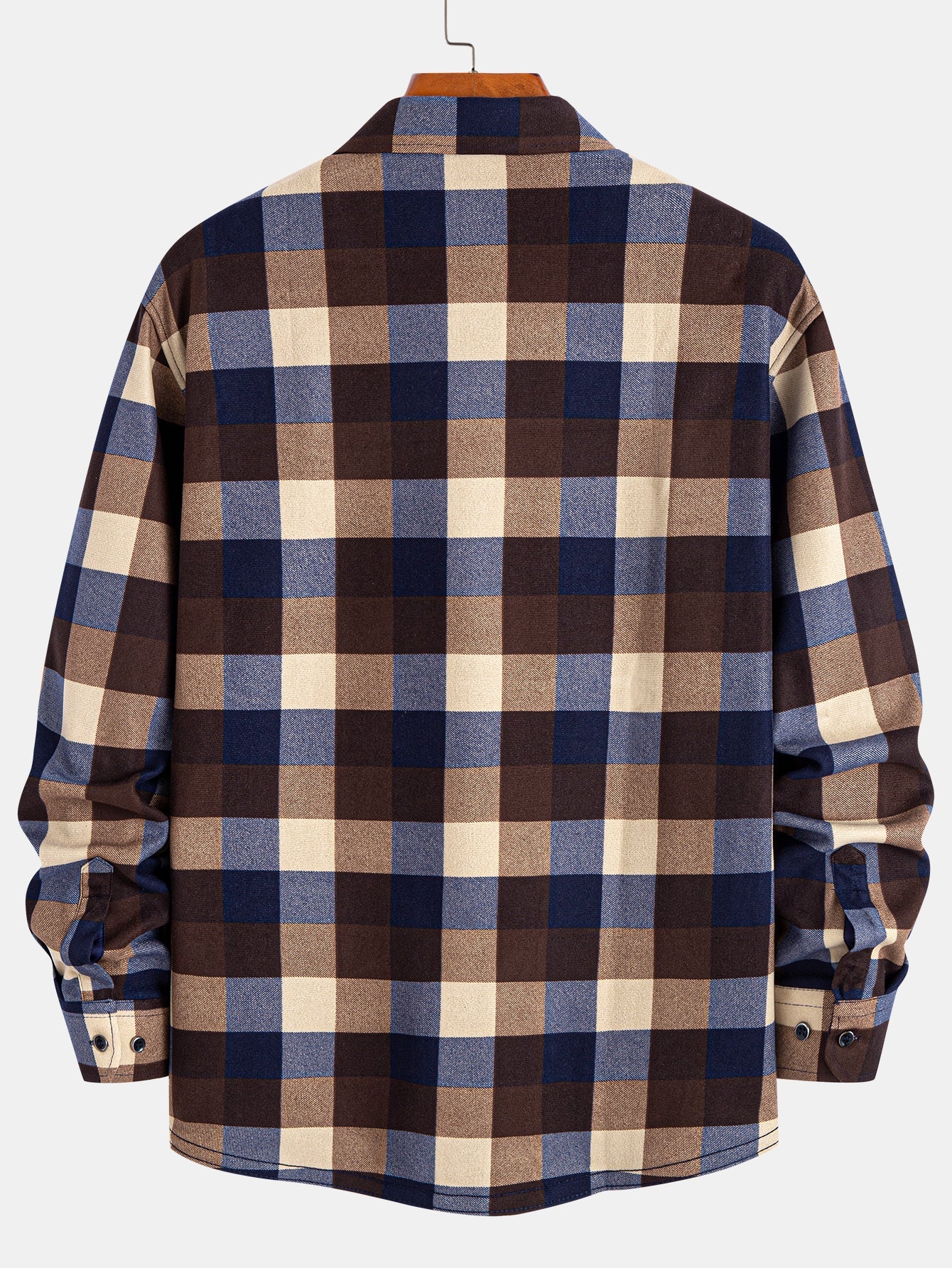 Flannel Fleece Lined Plaid Shirt