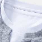 2 in 1 Waffle Notched Collar Sweatshirt & Waffle Pleated Pintuck Pants Set