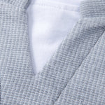 2 in 1 Waffle Notched Collar Sweatshirt & Waffle Pleated Pintuck Pants Set