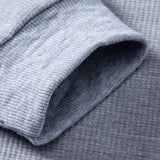2 in 1 Waffle Notched Collar Sweatshirt & Waffle Pleated Pintuck Pants Set