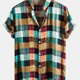 Multi Color Plaid Thin Shirts