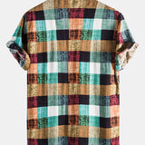 Multi Color Plaid Thin Shirts