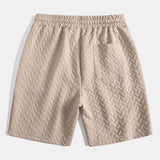 Geometric Jacquard Polo & Geometric Jacquard Shorts Set