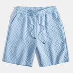 Geometric Jacquard Polo & Geometric Jacquard Shorts Set
