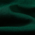 Contrast Trim Twisted Jacquard Knit Polo & Tapered Trousers Set