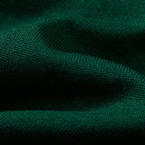 Contrast Trim Twisted Jacquard Knit Polo & Tapered Trousers Set