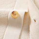 Stripe Crochet Button Up Shirt