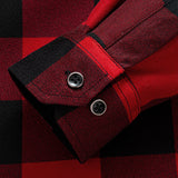 Flannel Fleece Lined Plaid Shirt with Pockets