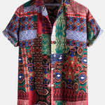 Ethnic Pattern Cotton Shirts
