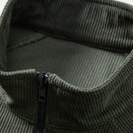 Quarter Zip Corduroy Raglan Sleeve Sweatshirt & Corduroy Pants Set