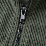 Quarter Zip Corduroy Raglan Sleeve Sweatshirt & Corduroy Pants Set
