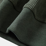 Quarter Zip Corduroy Raglan Sleeve Sweatshirt & Corduroy Pants Set