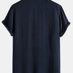 Cotton Blend Lapel Shirts #This Item Will Shrink After Washing, So We