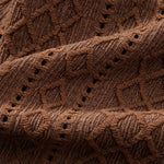 Geometry Rhombus Jacquard Shirt & Crinkle Textured Pants Set