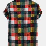 Multi Color Plaid Thin Shirts