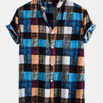 Multi Color Plaid Thin Shirts