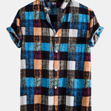 Multi Color Plaid Thin Shirts