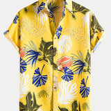 Tropical Plants Lapel Shirts