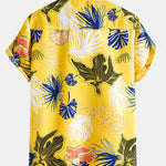 Tropical Plants Lapel Shirts