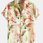 Summer Floral Lapel Shirts