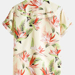 Summer Floral Lapel Shirts
