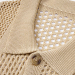 Crocheted Button Up Shirt