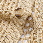 Crocheted Button Up Shirt