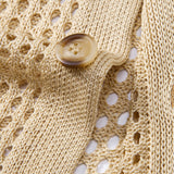 Crocheted Button Up Shirt