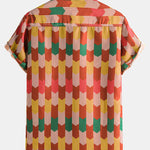 Multi Color Abstract Print Shirts
