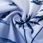 Gradient Island Palm Tree Print Shirt