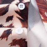Cow Print Shirt & Swim Shorts Set