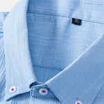 Crinkled Textured Button Down Shirt