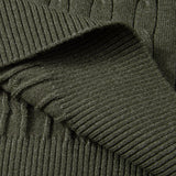 Twisted Jacquard Knit Polo & Slim Fit Tapered Trousers Set