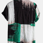 Contrast Color Tie Dye Shirts