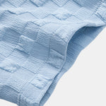 Checkerboard Jacquard Shirt & Checkerboard Jacquard Shorts Set