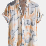 Abstract Ink Print Shirts
