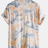 Abstract Ink Print Shirts
