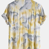 Abstract Ink Print Shirts
