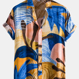 Holiday Short Sleeve Lapel Shirts