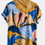 Holiday Short Sleeve Lapel Shirts