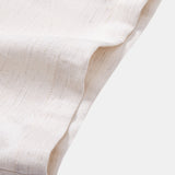 Linen Rayon Blend Shirt & Crinkle Textured Drawstring 5" Shorts Set