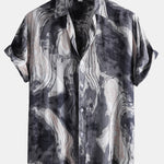 Abstract Painting Print Shirts
