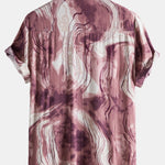 Abstract Painting Print Shirts