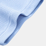Muscle Fit Textured Stand Collar Shirt