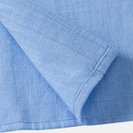 Short Sleeve Linen Shirt & Straight Leg Linen Pants Set